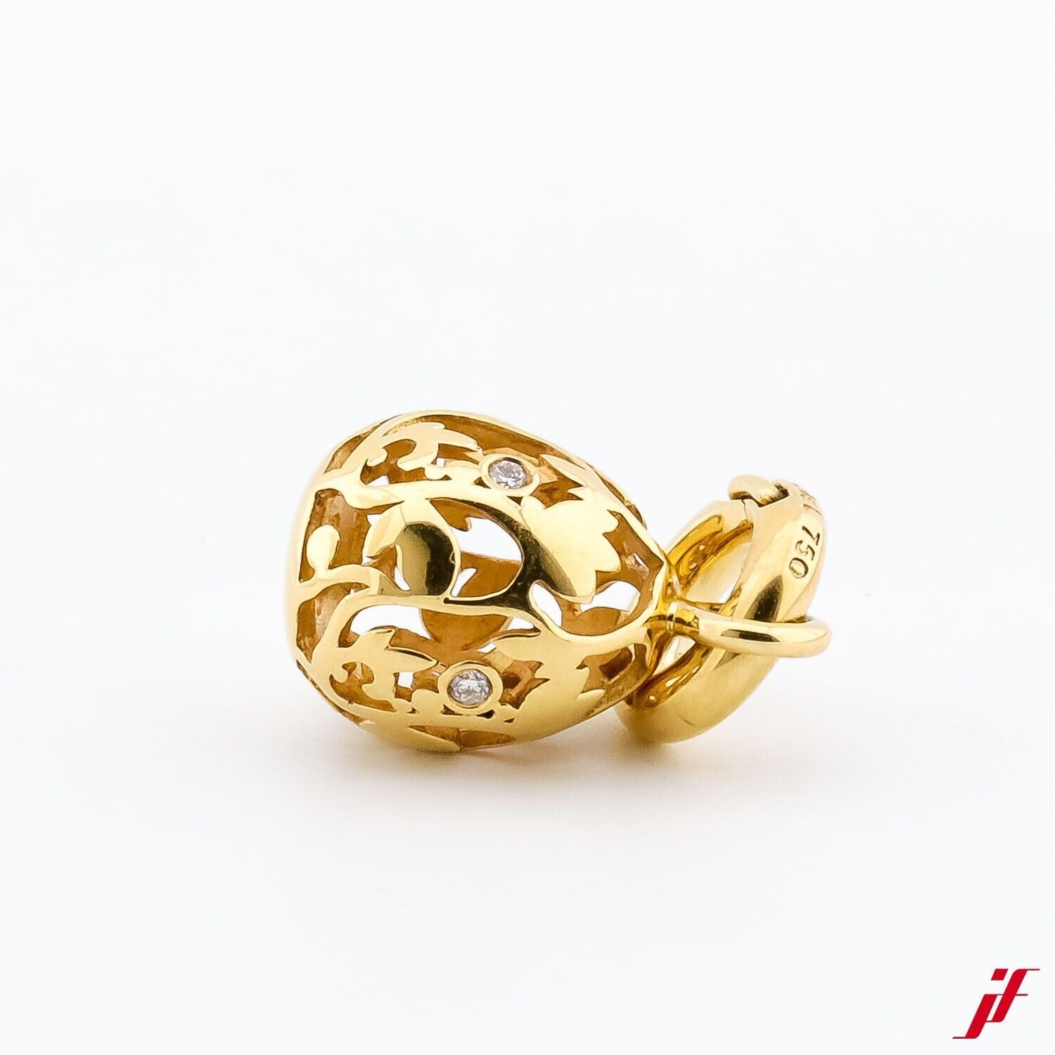 Anhänger Ole Lynggaard Sweet Drop 18K Gelbgold Diamanten 0,04ct - NP 2.600€