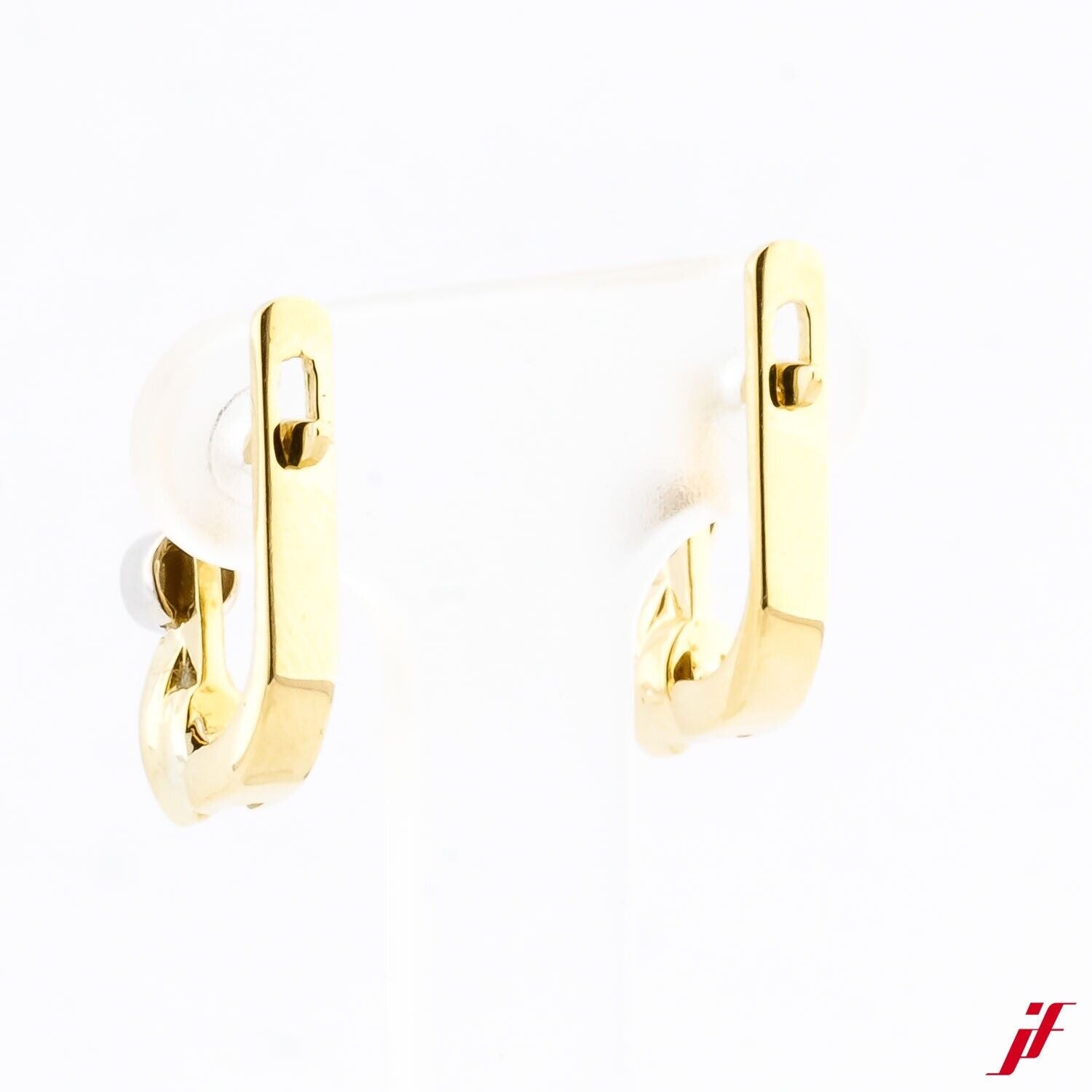 Ohrstecker 18K/750 Gelbgold Weißgold Brillanten Smaragd - Wert 1.000€