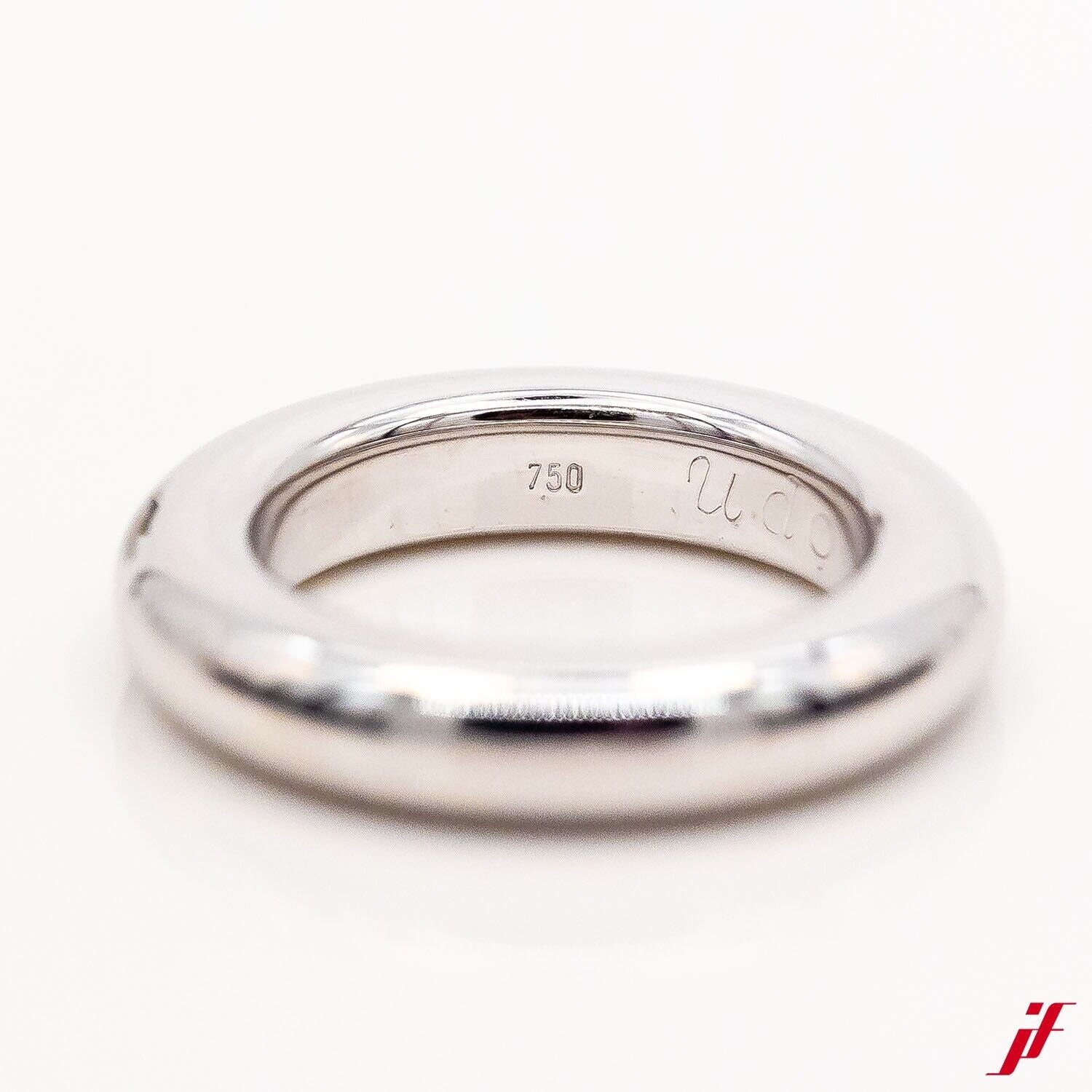 Ring Band 18K/750 Weißgold ohne Stein Gr.54 - Wert 5.000€