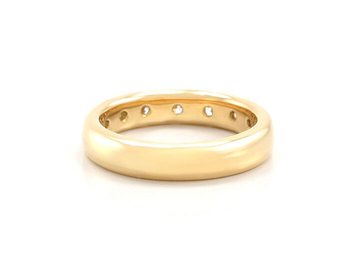 Ring mit 7 Brillanten ca.0,55 ct - TW-VSI - in 18K Gelbgold - 7,35 g