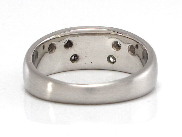 RING 950er-Platin mit 18K Gelbgold-Keil - 6 Diamanten 0,30 ct W/IF - 8,4 g