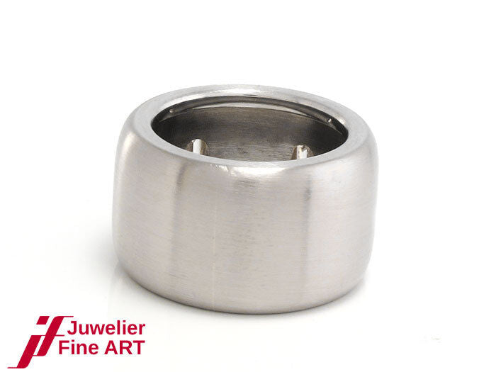 RING mit 2 Diamanten ca. 0,60 ct TW/IF - 585/14K Weiß-/Gelbgold - 20,4 g -Gr. 56