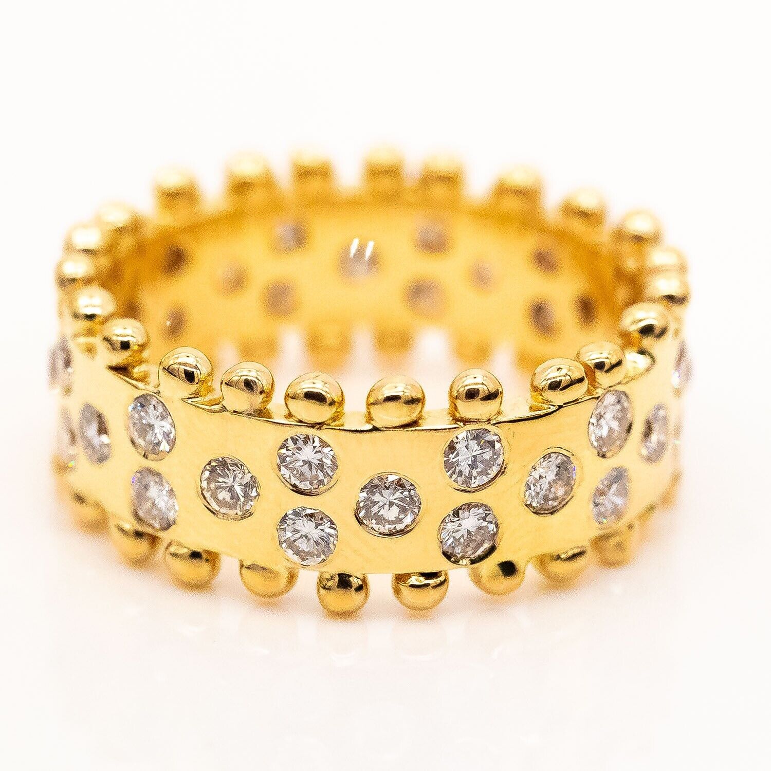 Ring 18K/750 Gelbgold Diamanten ca. 1,8ct TW/VS Gr.63 - Wert 6.000€