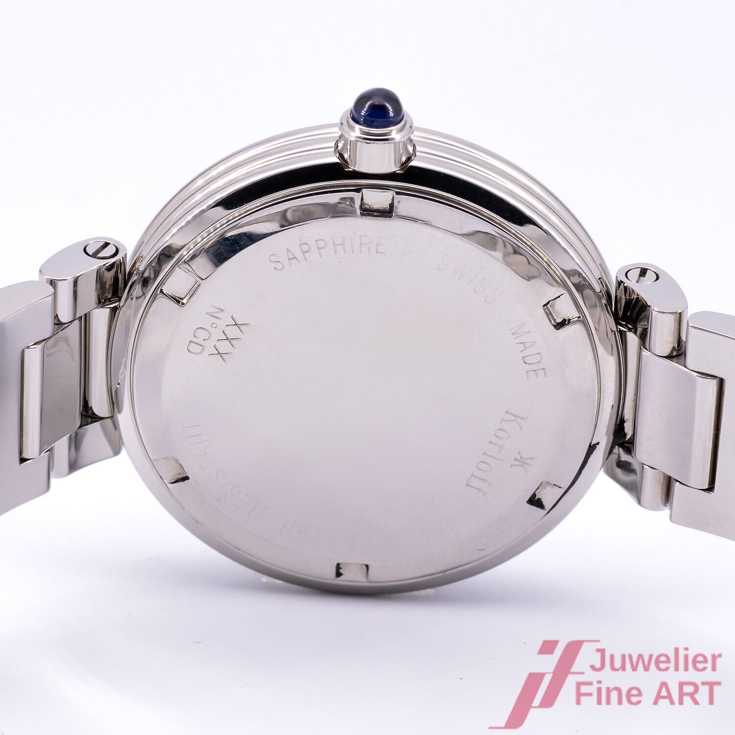 Uhr Korloff Paris Gossip Ref. CDKB2D Quarz Edelstahl Diamanten 35 mm