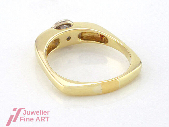 Diamant-Solitärring ca. 0,60 ct lg-VSI - 585/14K Gold - 5,5 g - Gr. 58