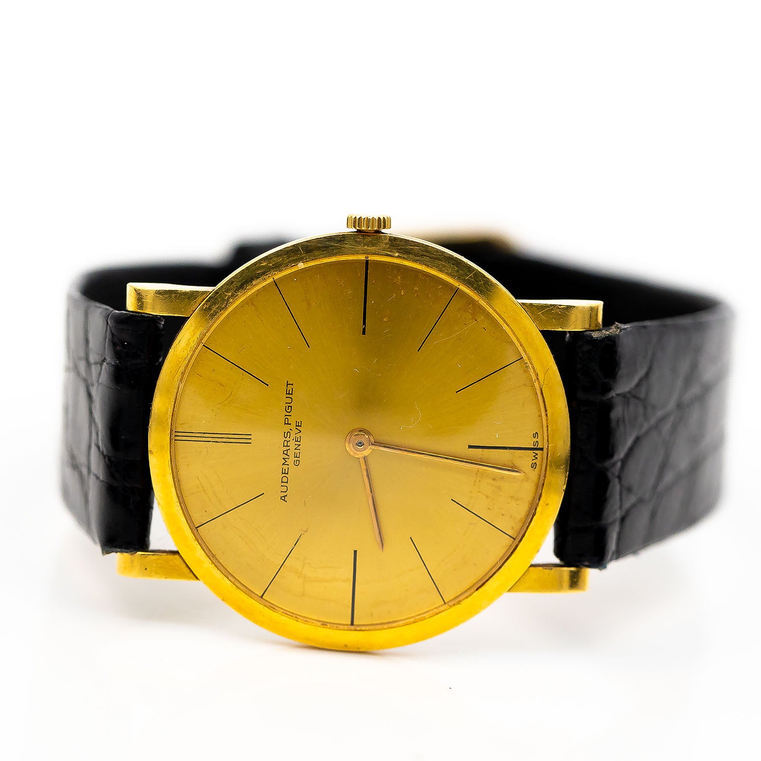 Audemars Piguet Geneve 32mm Ref.23799 18K Gelbgold Handaufzug Leder