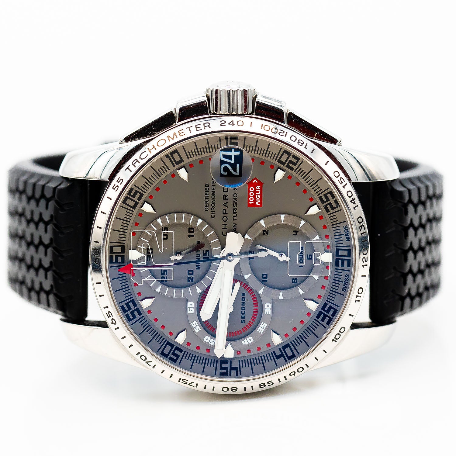 Chopard Mille Miglia GT XL Ref.8489 44mm Edelstahl Kautschuk Automatik Full Set