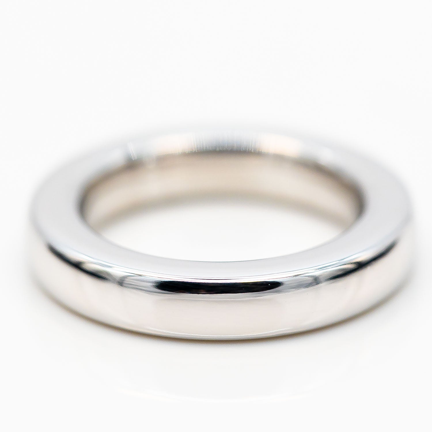 Schubart Ring 750/18K Weißgold ohne Besatz Gr.54