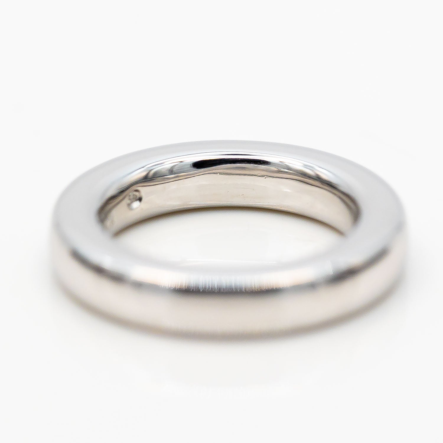 Schubart Ring 750/18K Weißgold ohne Besatz Gr.54