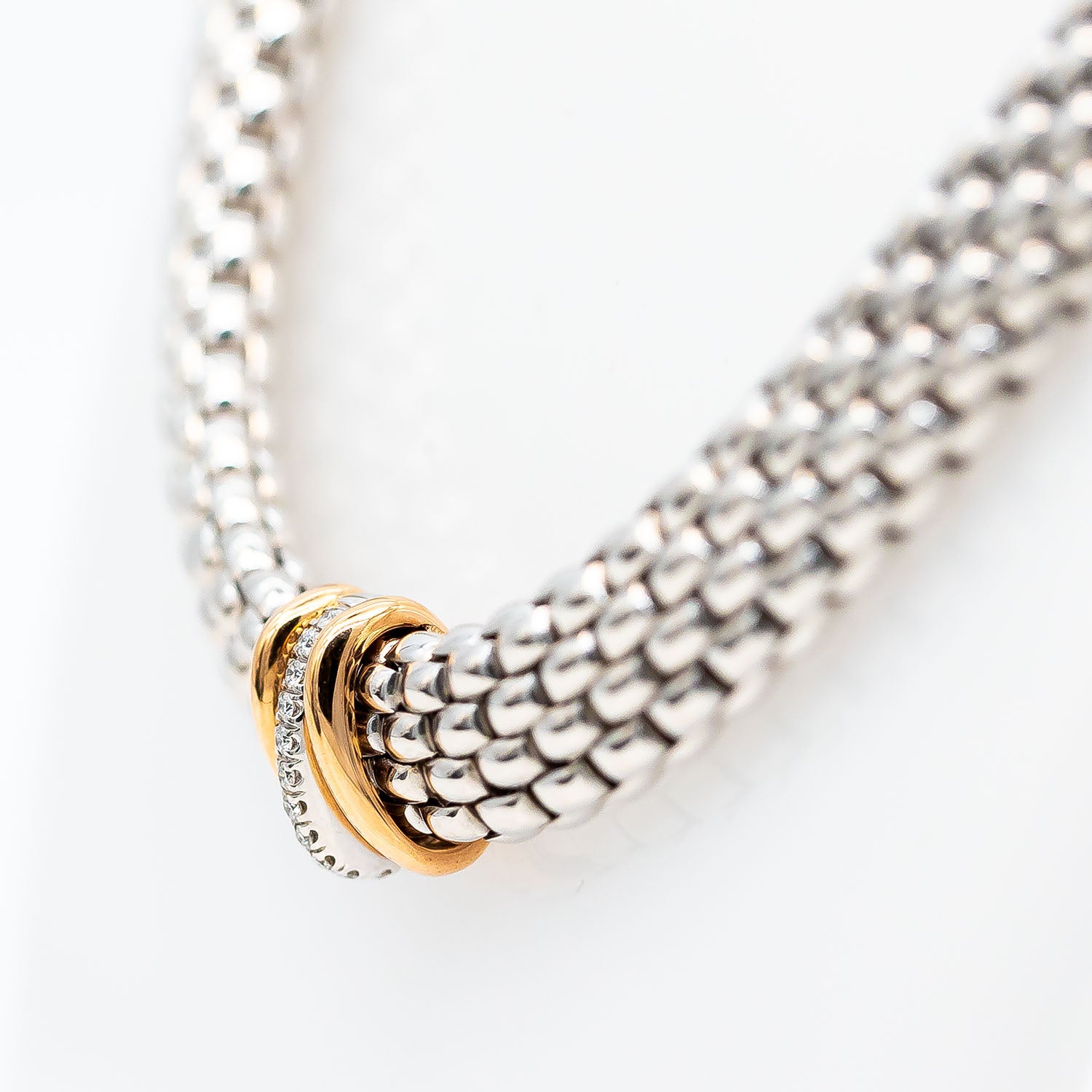 Fope Panorama Collier Diamant 0,08ct TW/VS1 42cm - Wert 14.200€