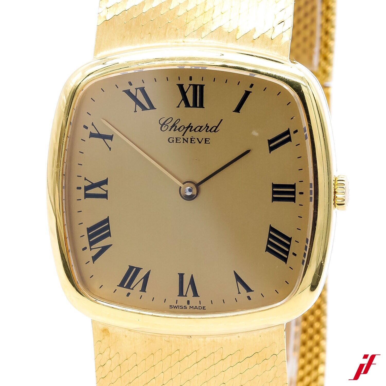 Chopard Geneve Ref.2117 Vintage Uhr 750/18K Gelbgold Quarz