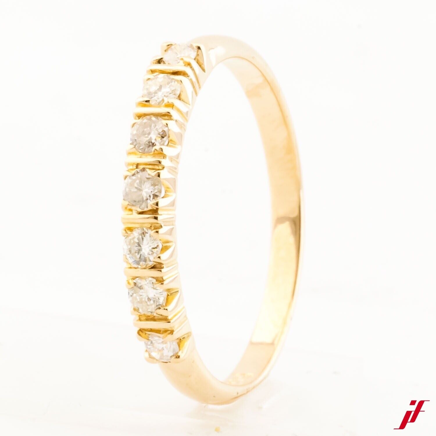 Halbmemoire 14K/585 Gelbgold Ring Brillanten - Wert 1.300€