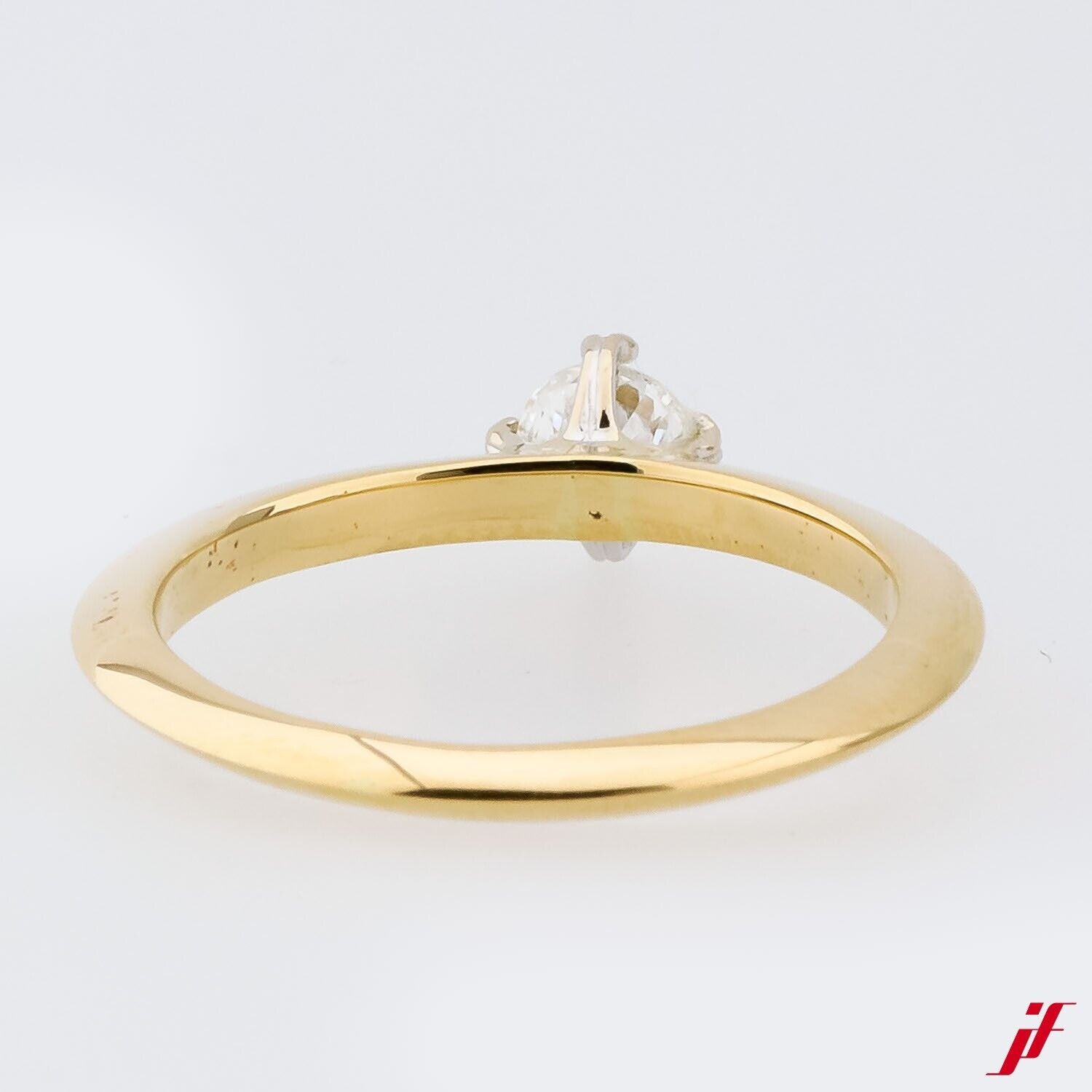 Ring Solitärring 750/18K Gelbgold Diamant Brillant 0,31ct TW/VS - Wert 2.000€