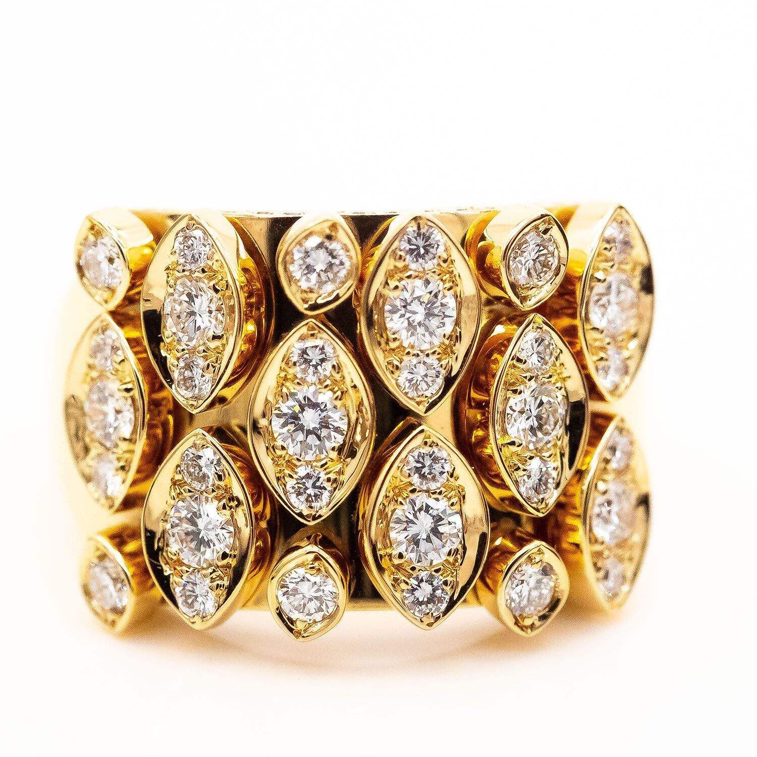 Cartier Diadéa Ring 18K/750 Gelbgold Diamanten ca. 1,25ct TW/VS Gr.61