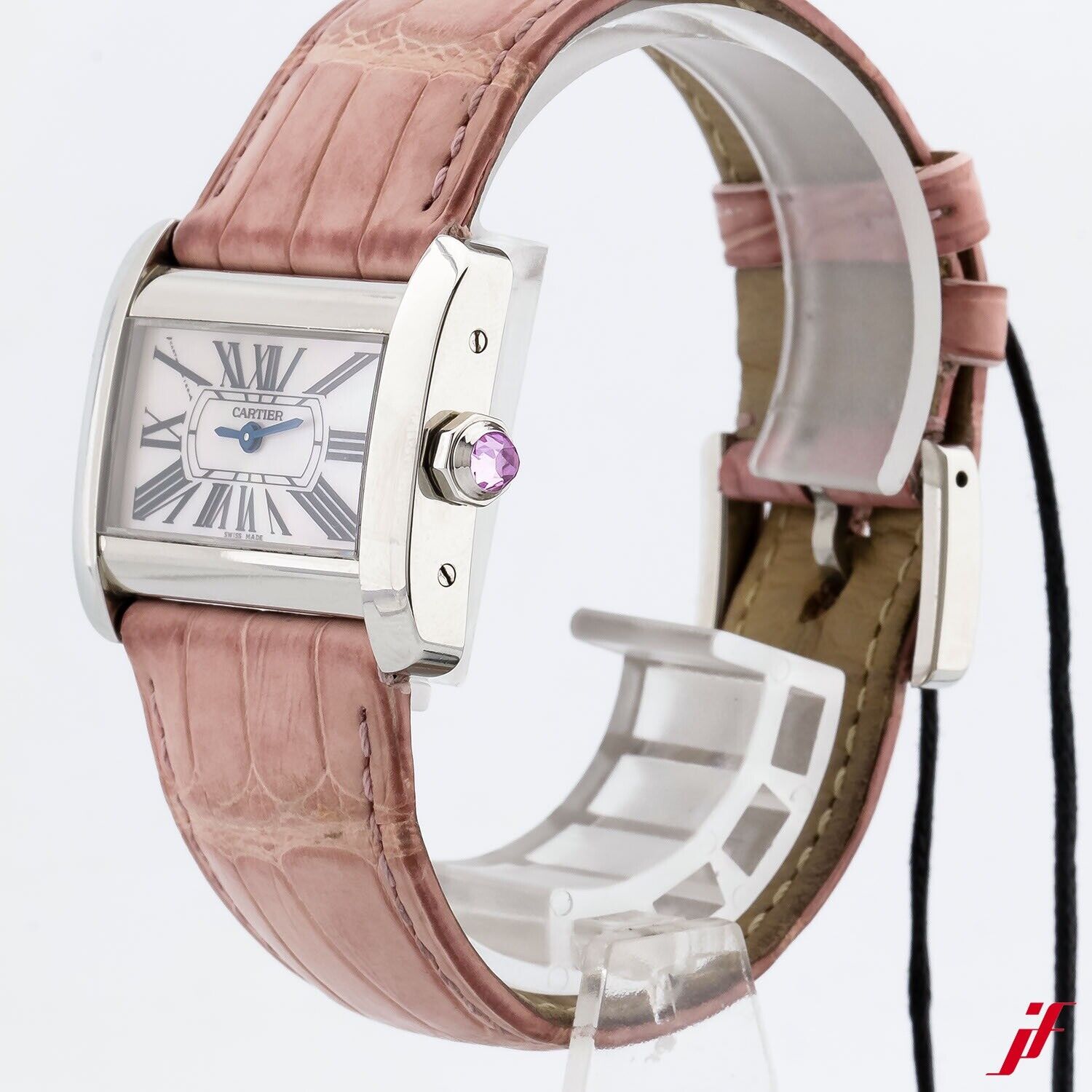 Cartier Divan Ref. 2599 Quarz Stahl