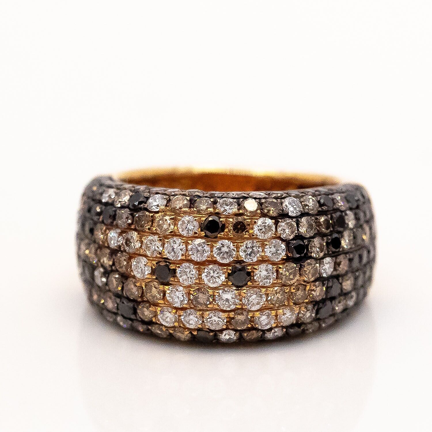 Ring 750/18K Roségold 185 Diamanten ca. 3,02ct Gr.55 - Wert 8.000€