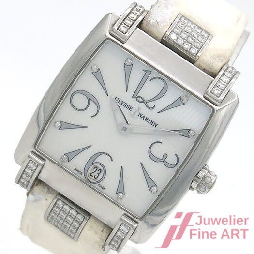 Uhr Ulysse Nardin Caprice Automatik Ref. 133-91C Edelstahl Diamanten Papiere