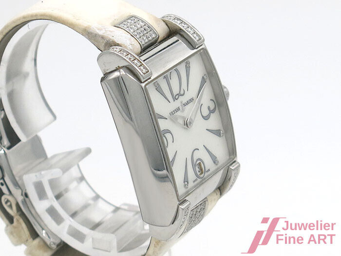 Uhr Ulysse Nardin Caprice Automatik Ref. 133-91C Edelstahl Diamanten Papiere