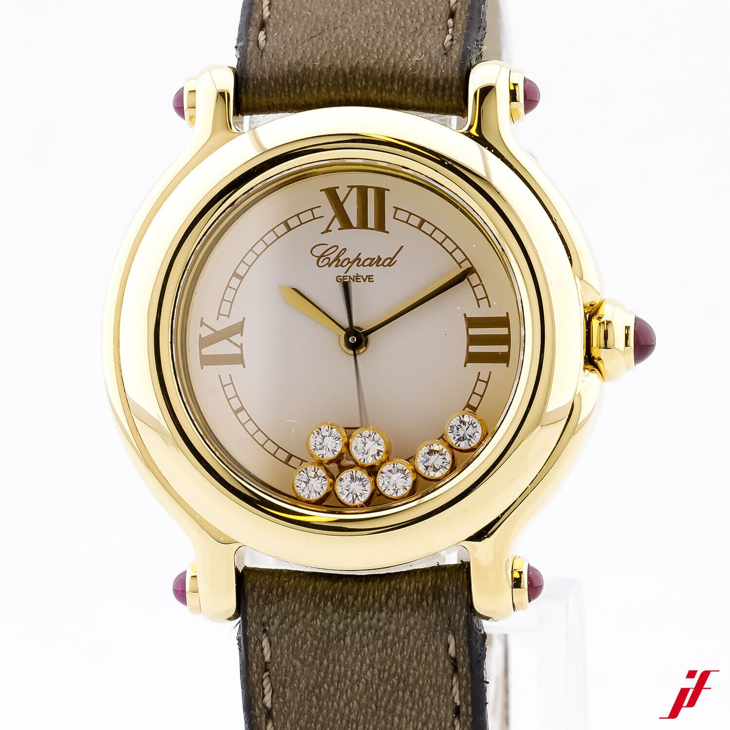 Chopard Happy Sport 18K Gelbgold Brillanten Ref. 4144 Quarz