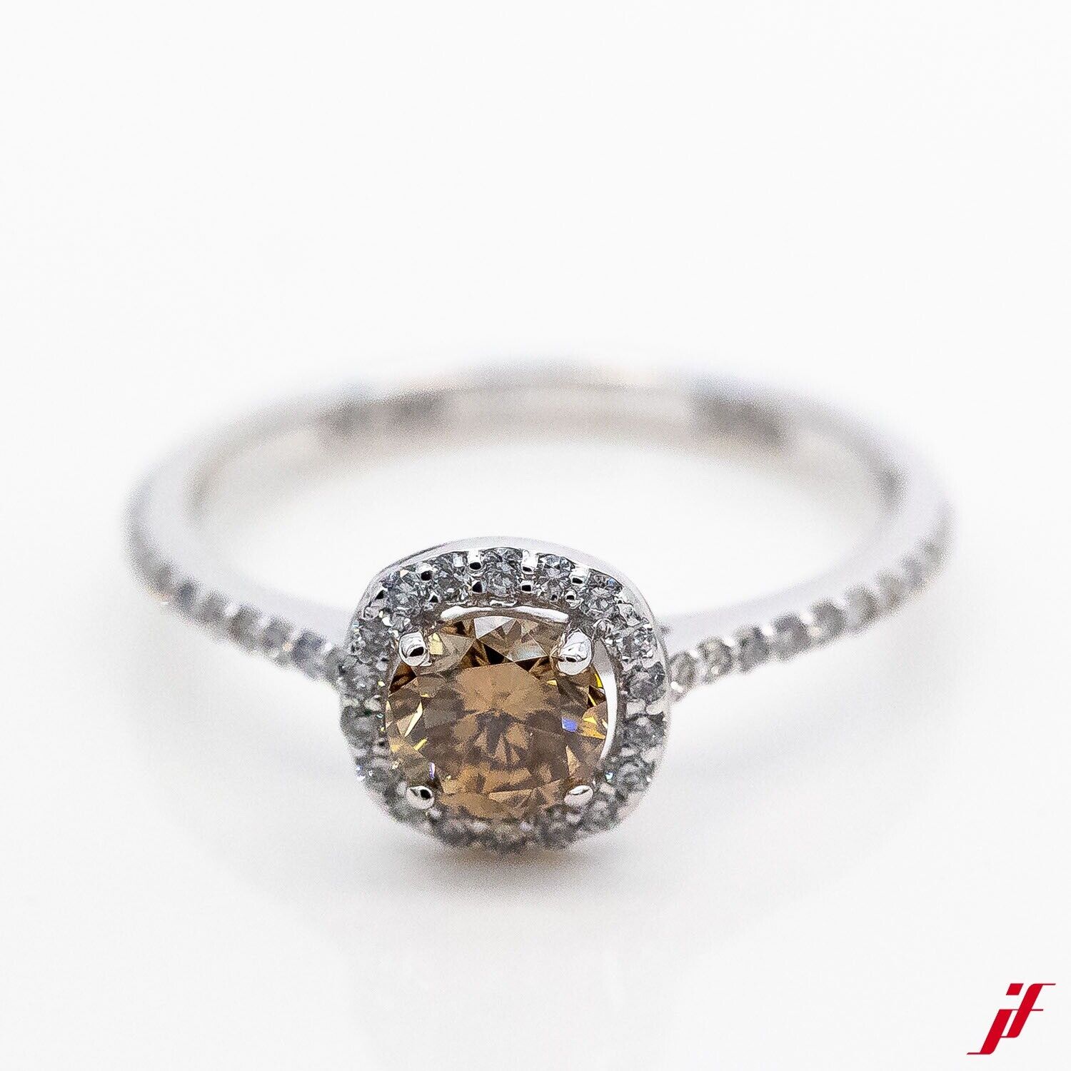 Ring 585/14K Weißgold Diamanten Brillanten ca. 0,99ct - Wert 3.500€