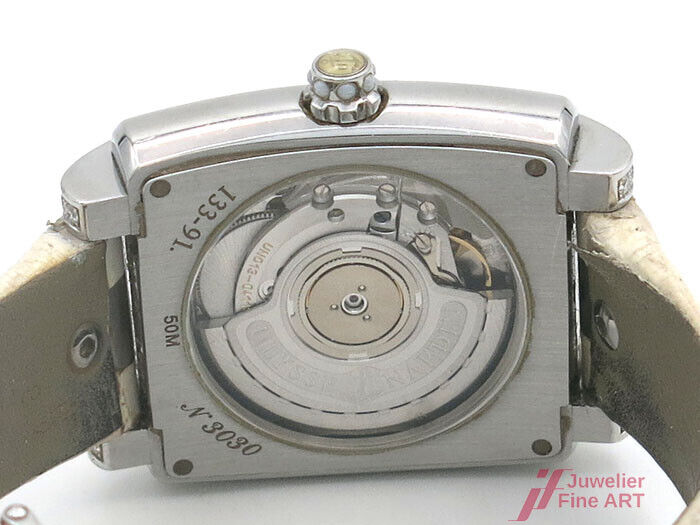 Uhr Ulysse Nardin Caprice Automatik Ref. 133-91C Edelstahl Diamanten Papiere