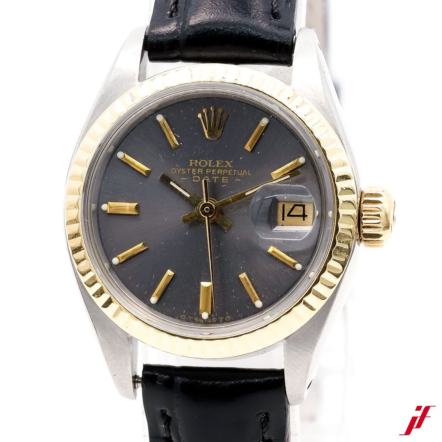 Rolex Lady-Datejust 26mm Ref. 69174 Edelstahl/18K Gelbgold Automatik Croco