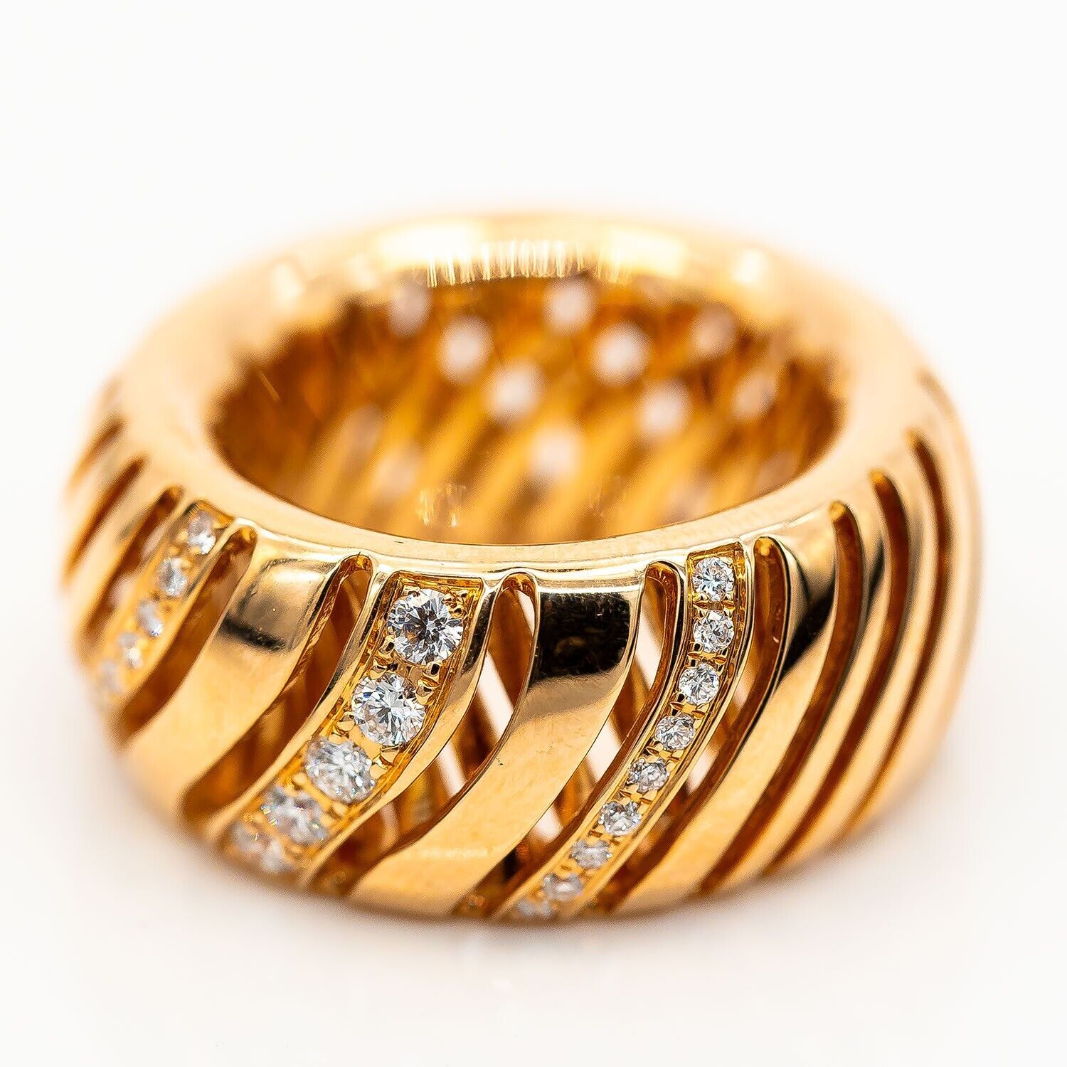 Ring Odenwald 750/18K Rotgold Diamanten 0,4ct TW/VS Gr.56 - Wert 10.000€