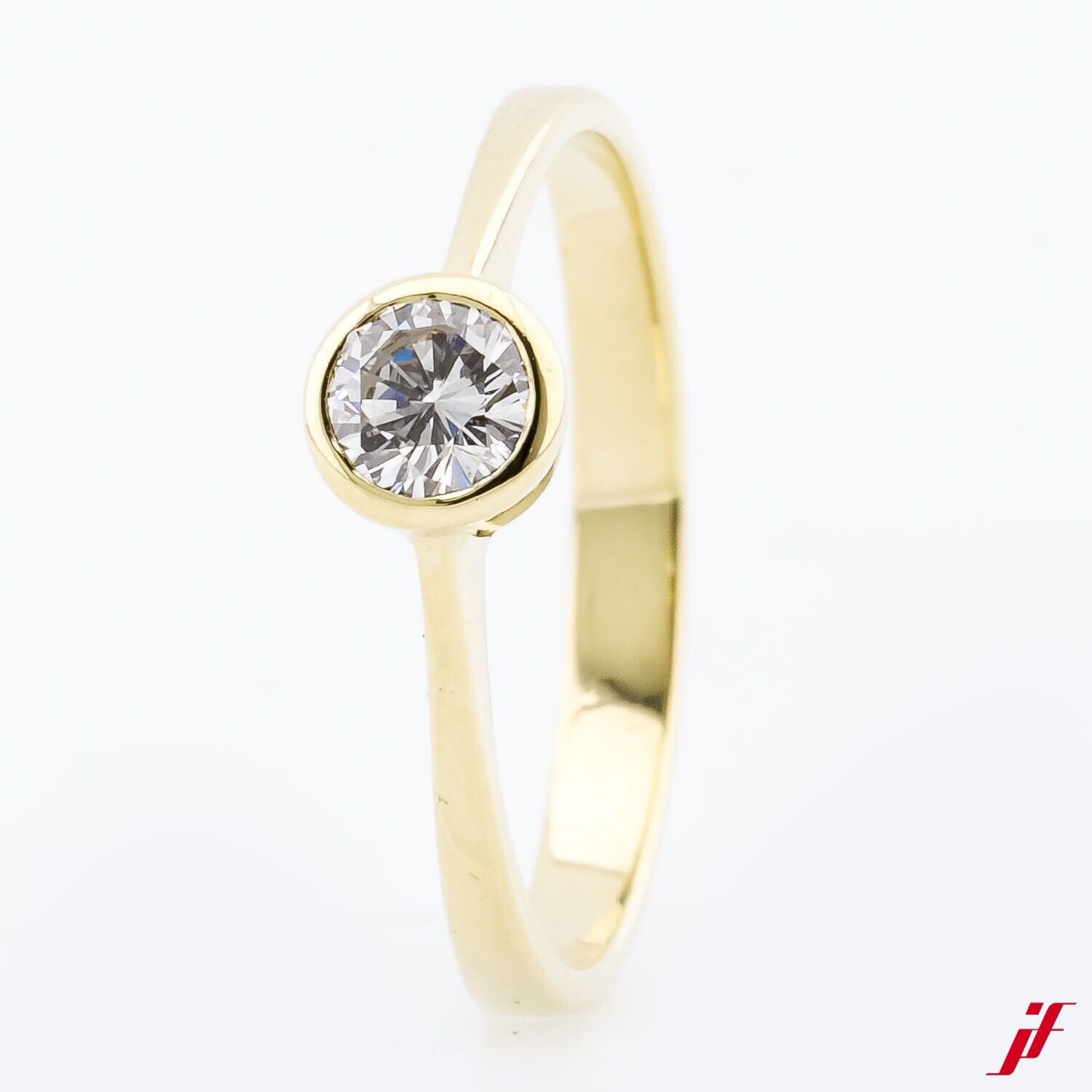 Solitärring 585/14K Gelbgold Diamant Brillant 0,30ct  - Wert 1800€