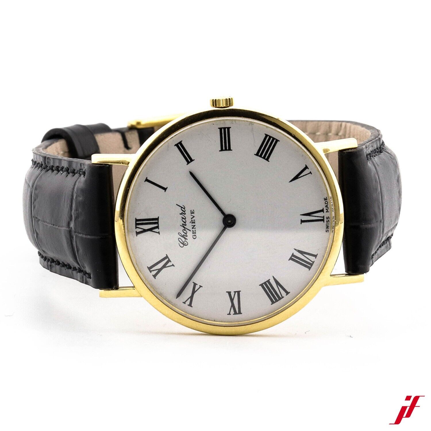 Chopard Vintage L.U.C Uhr 750/18K Gelbgold Handaufzug Neues Band