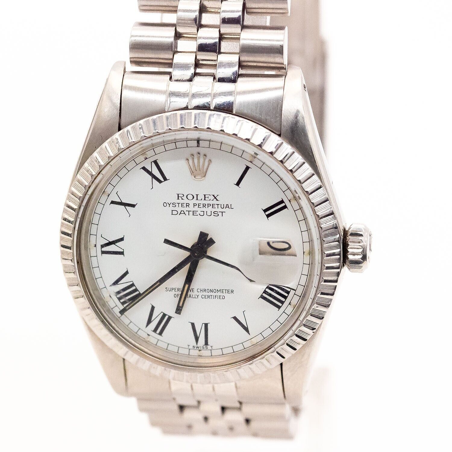 Rolex Datejust 36mm Ref.16030 Edelstahl Automatik U=18cm