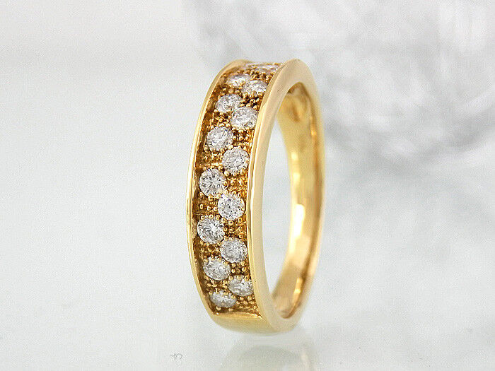 Ring 750/18K Gelbgold Diamanten Brillanten neu