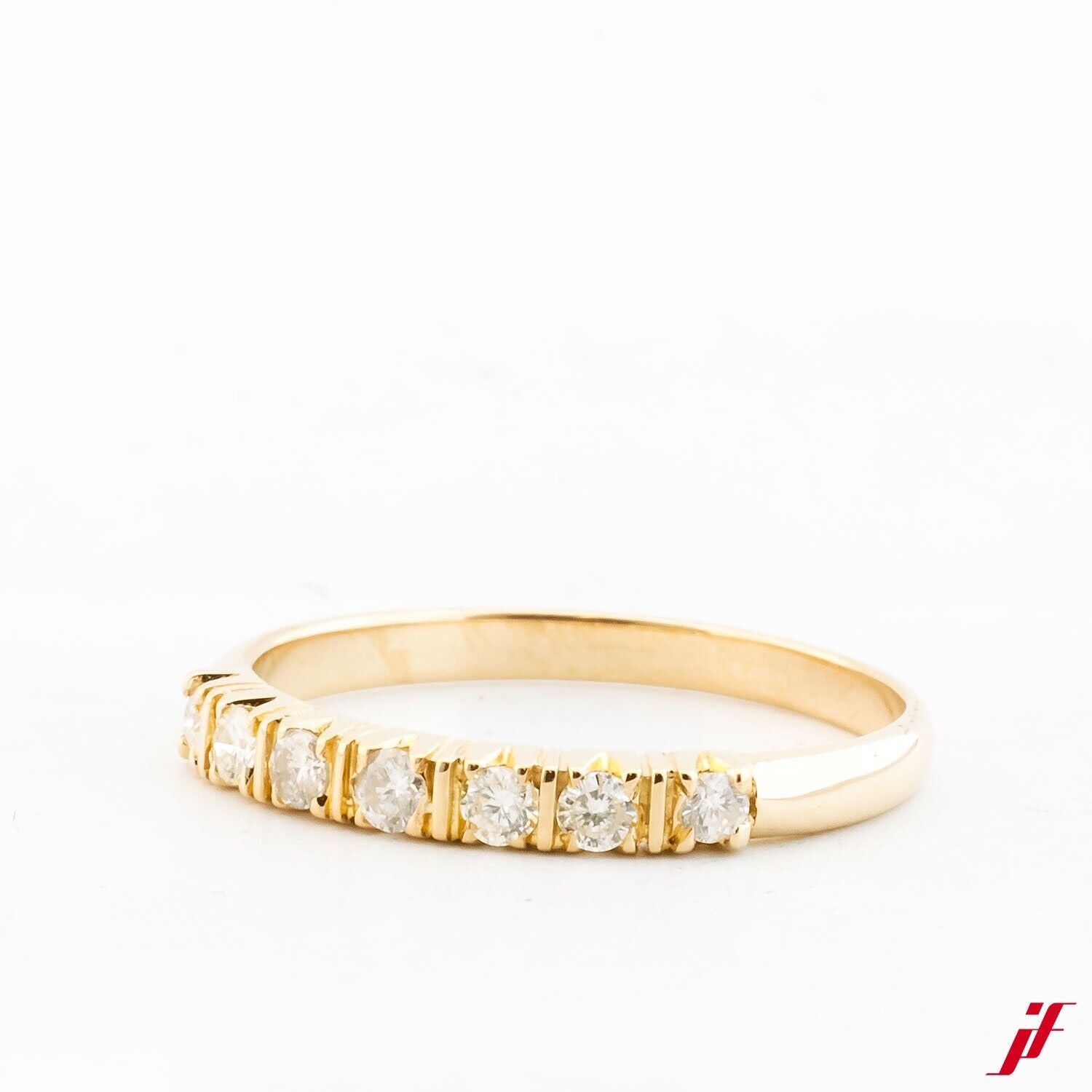 Halbmemoire 14K/585 Gelbgold Ring Brillanten - Wert 1.300€