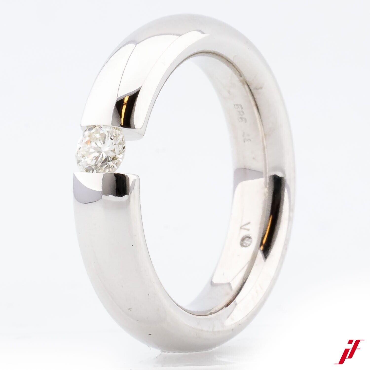 Solitärring 14K Weißgold 0,25ct Brillant - Wert 2.500€