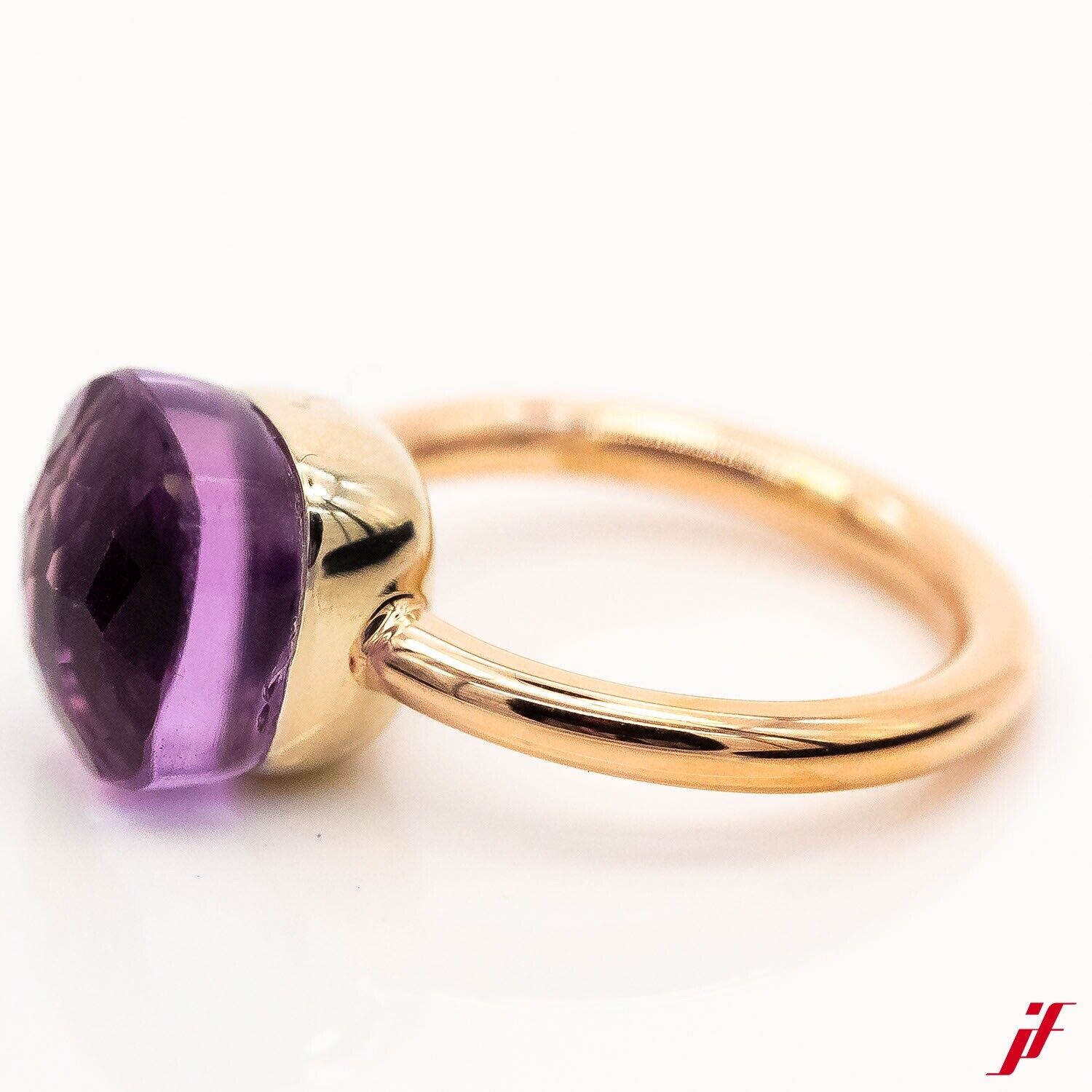 Ring 18K/750 Roségold Amethyst Gr.52 - Wert 3.000€