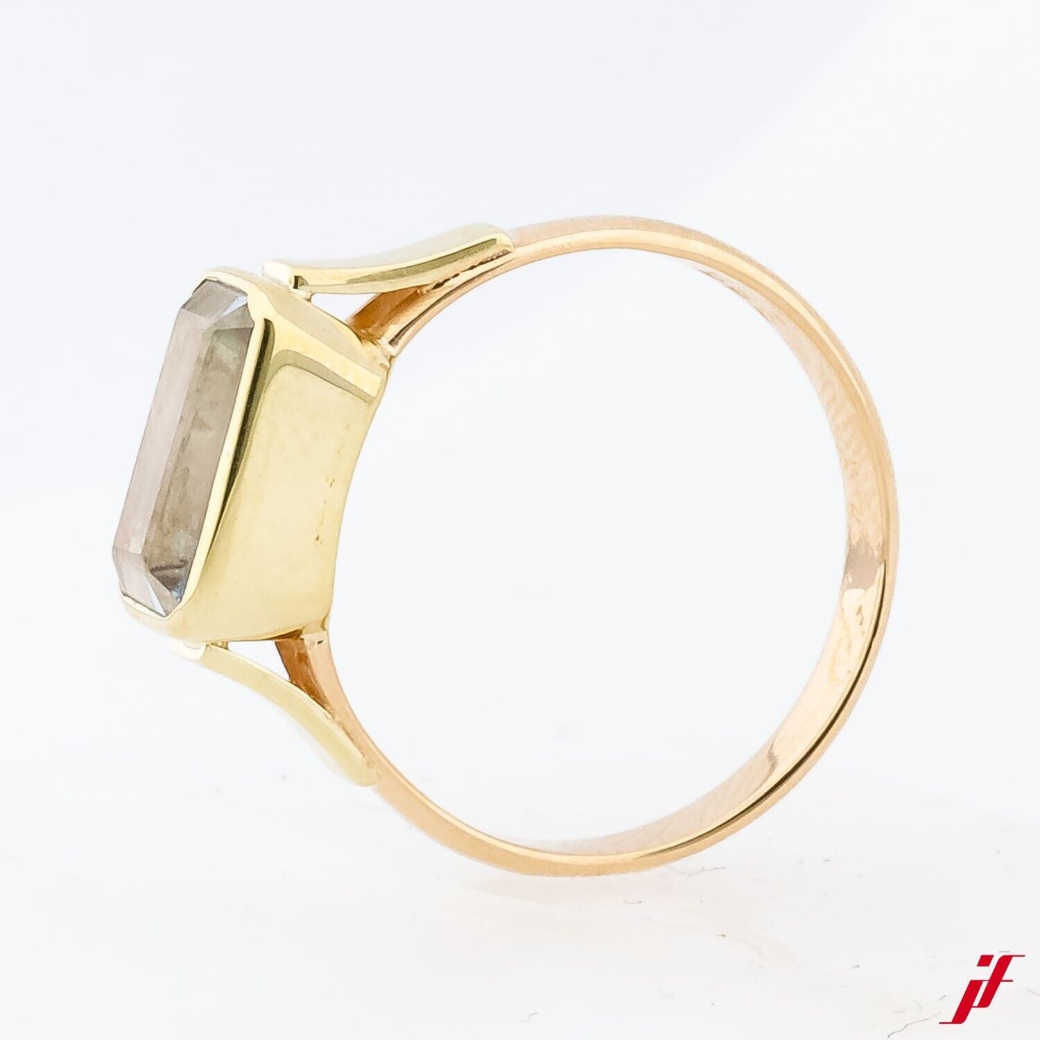 Ring 585/14K Gelbgold 1 Aquamarin 1,00ct - Wert 1900€