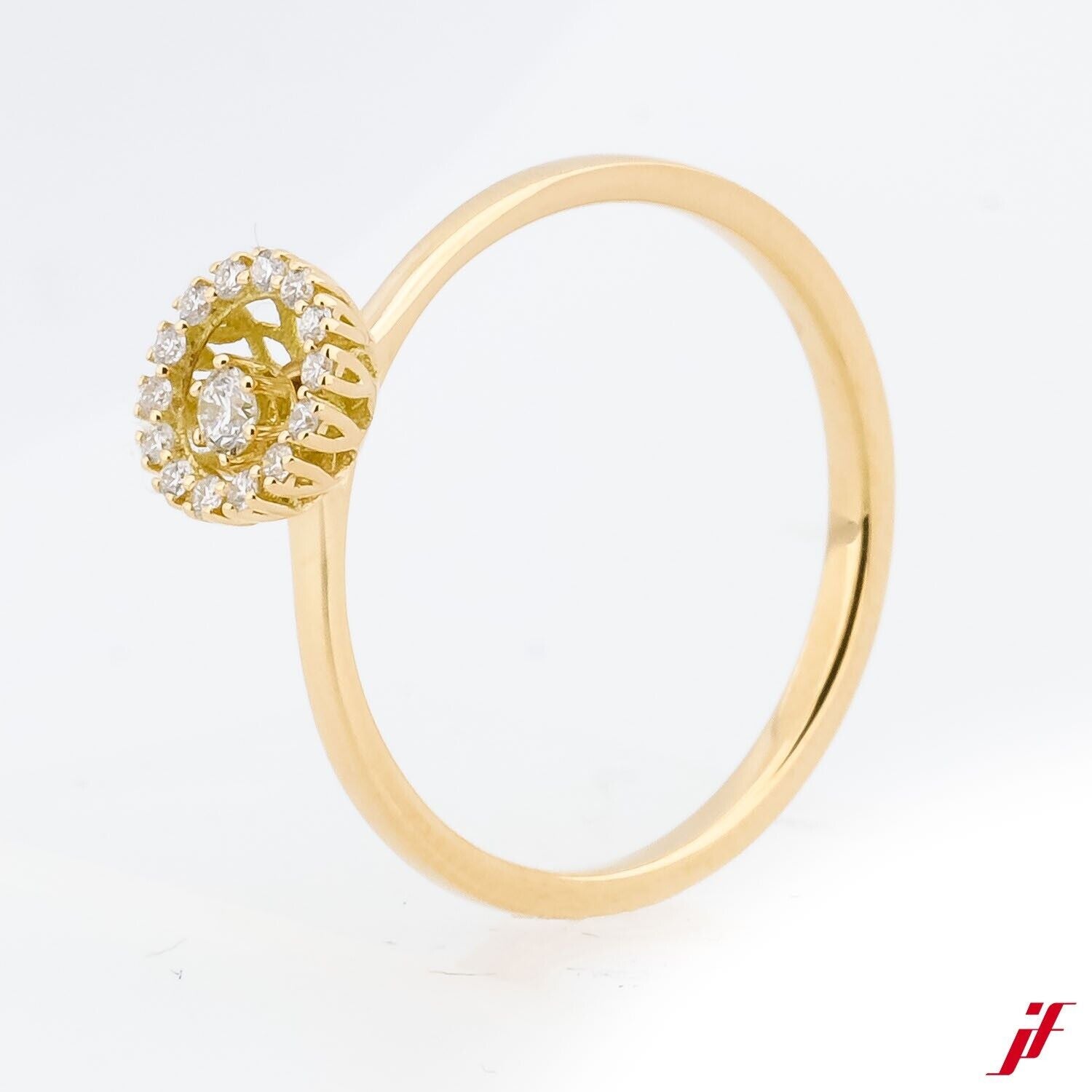 Jörg Heinz Ring 18K Gelbgold 0,25ct - Wert 2.500€