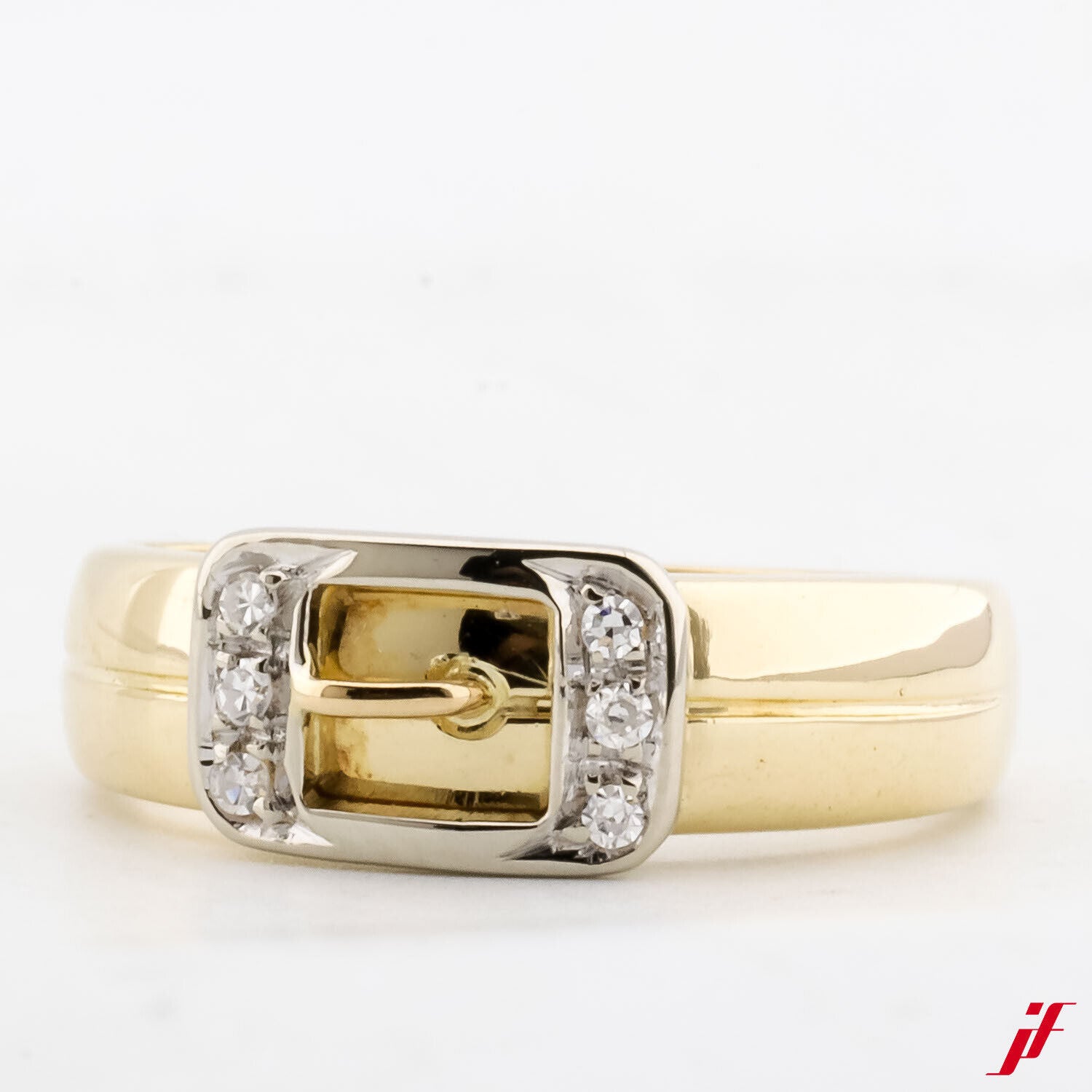 Klassischer Ring 14K Gold 6 Brillanten zus. 0,06 ct H/si1  Wert=500,- € *  48