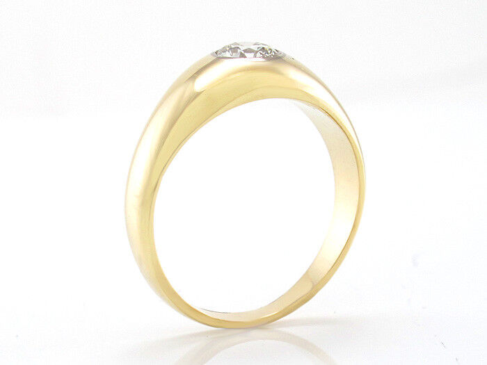 Traumhafter Solitärring in 14K Gelbgold - Diamant ca.0,50 ct W-VSI - Gr.57 - 5 g