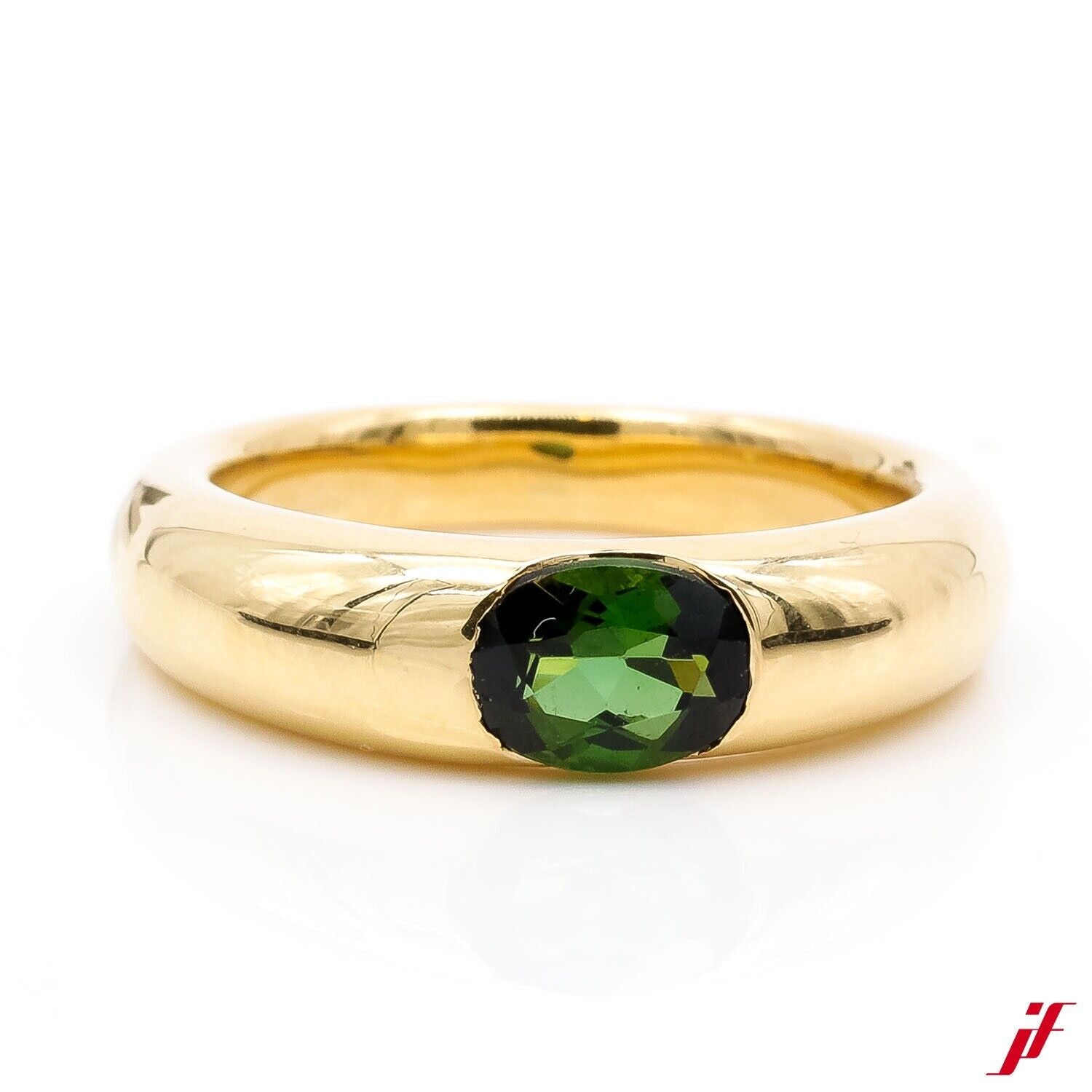 Ring 18K/750 Gelbgold Grüner Turmalin - Wert 4.900€