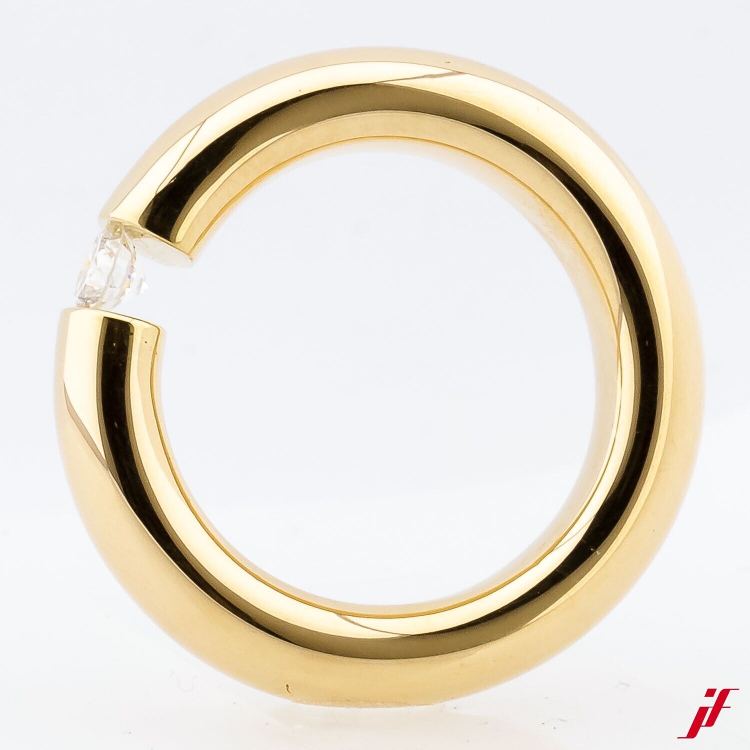 Solitärring 750/18K Gelbgold  1 Diamant Brillant 0,45 ct TW/VS  - Wert 5.500 €