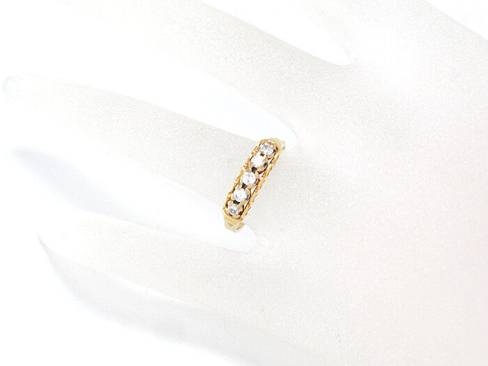 Diamantring ca. 0,25 ct W-SI - 14K/585 Gelbgold - Gr. 53 - 2,5 g