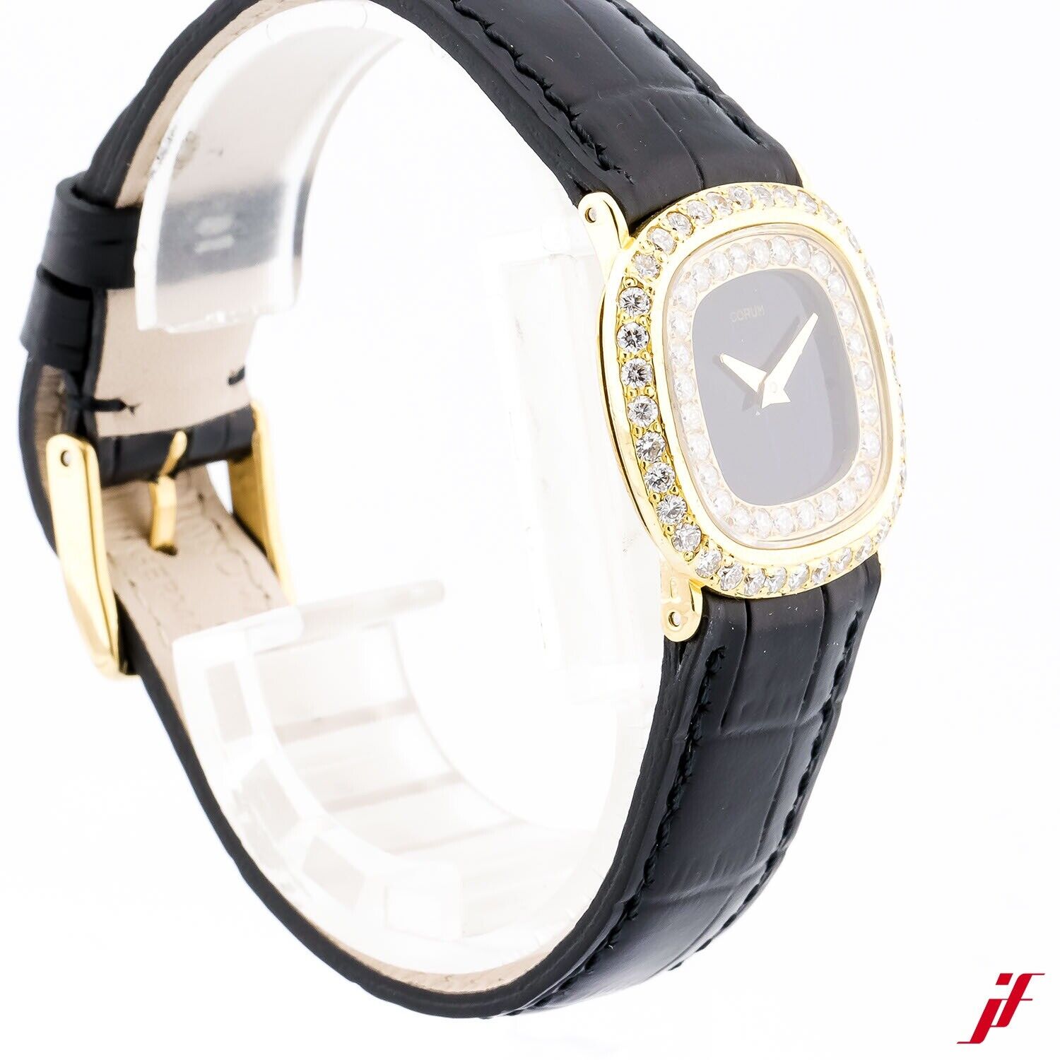 Corum Uhr Ref. 27225 18K Gold Brillanten Mineralglas