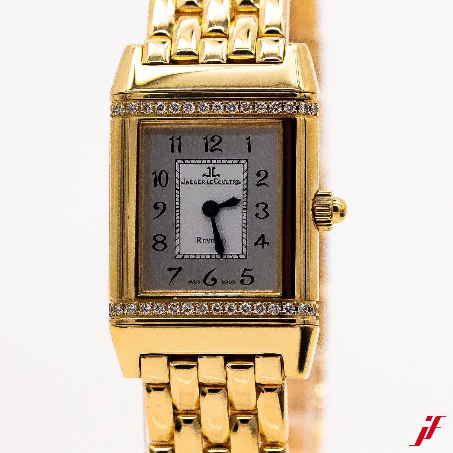 Jaeger-LeCoultre Reverso Ref. 266.1.11 18K/750 Gelbgold Quarz Saphir