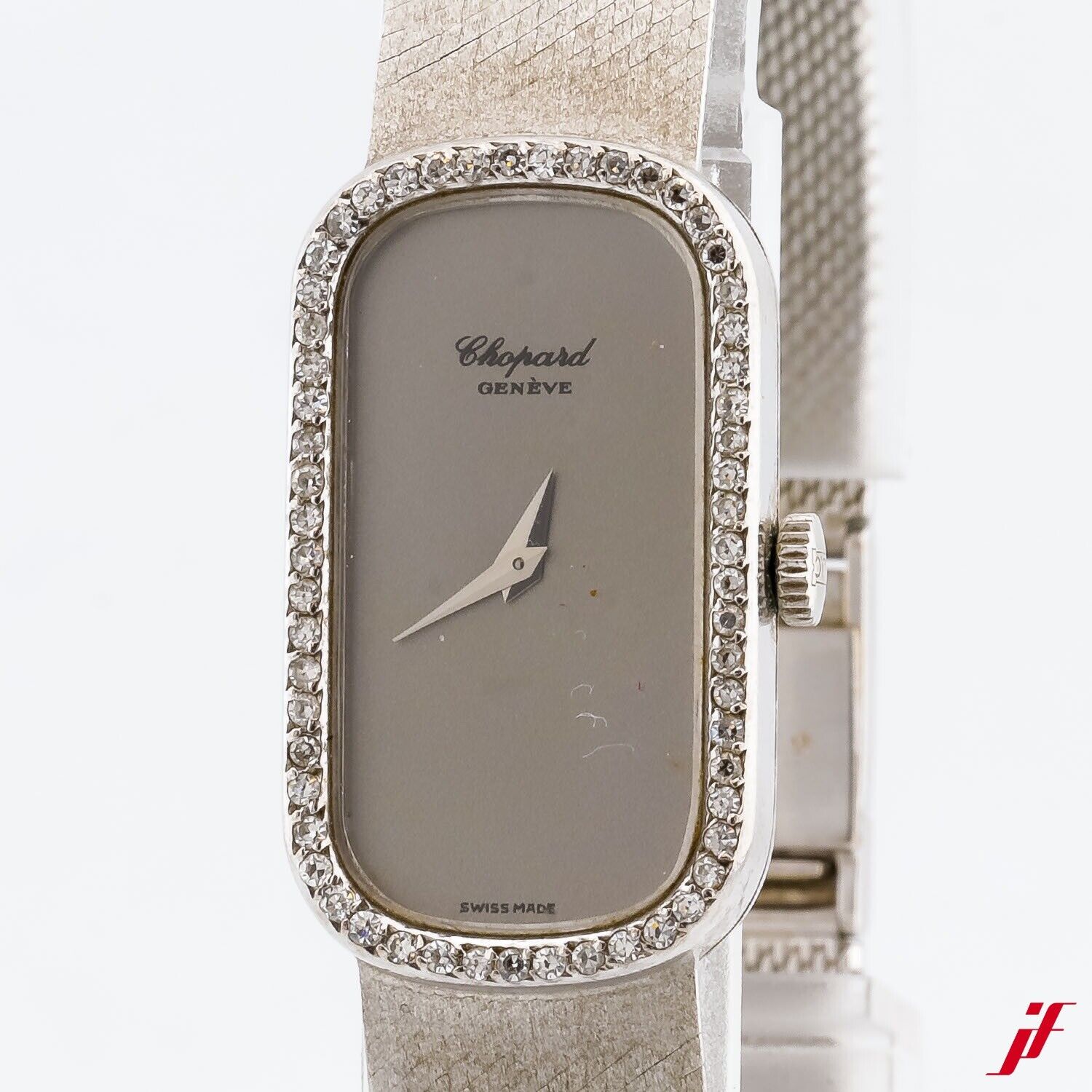 Chopard Geneve Uhr 18K/750 Weißgold Diamanten Brillanten Handaufzug