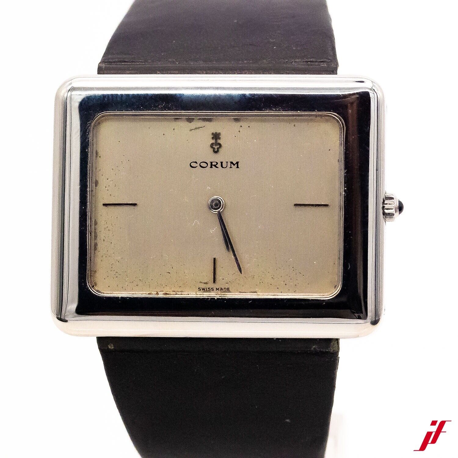 Corum Vintage Uhr Ref.122722 Edelstahl Handaufzug 32x41mm