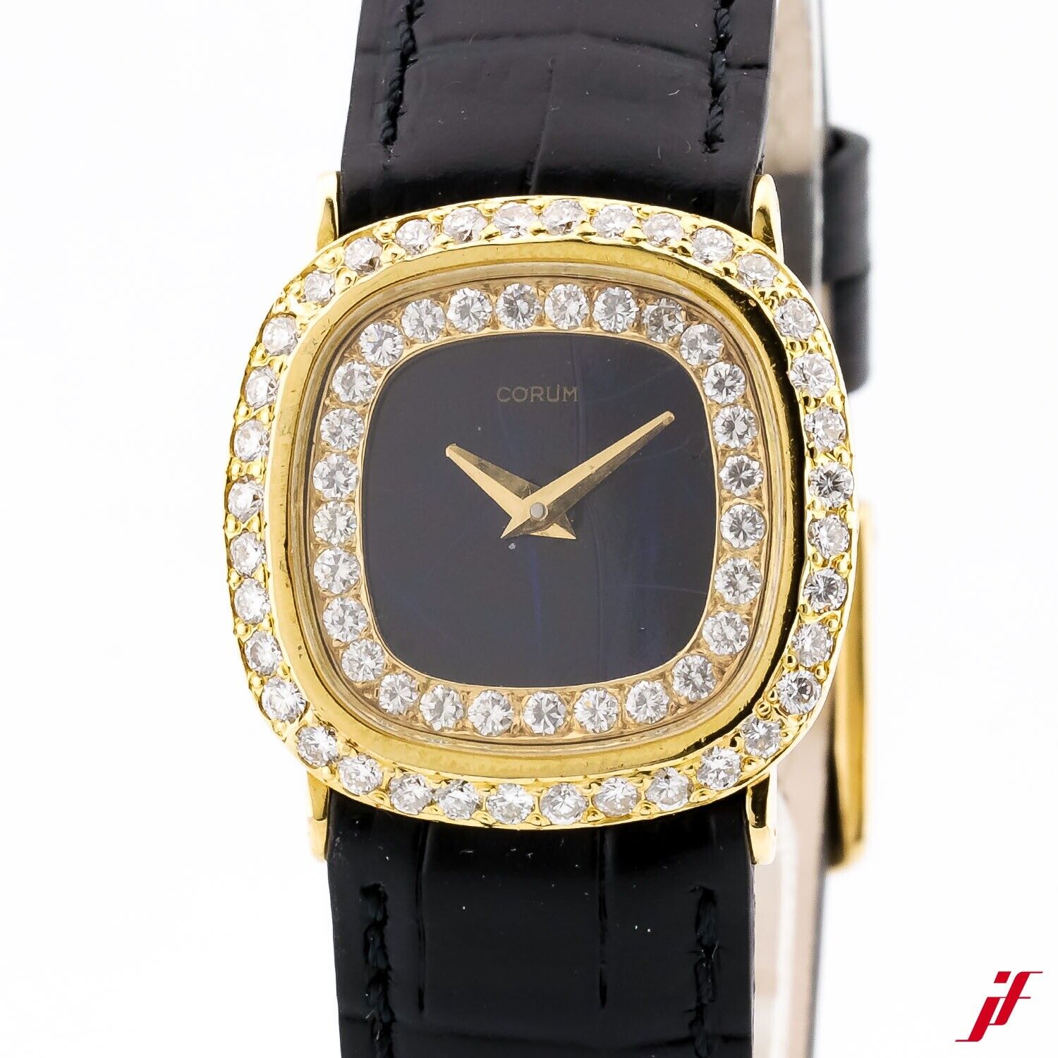 Corum Uhr Ref. 27225 18K Gold Brillanten Mineralglas