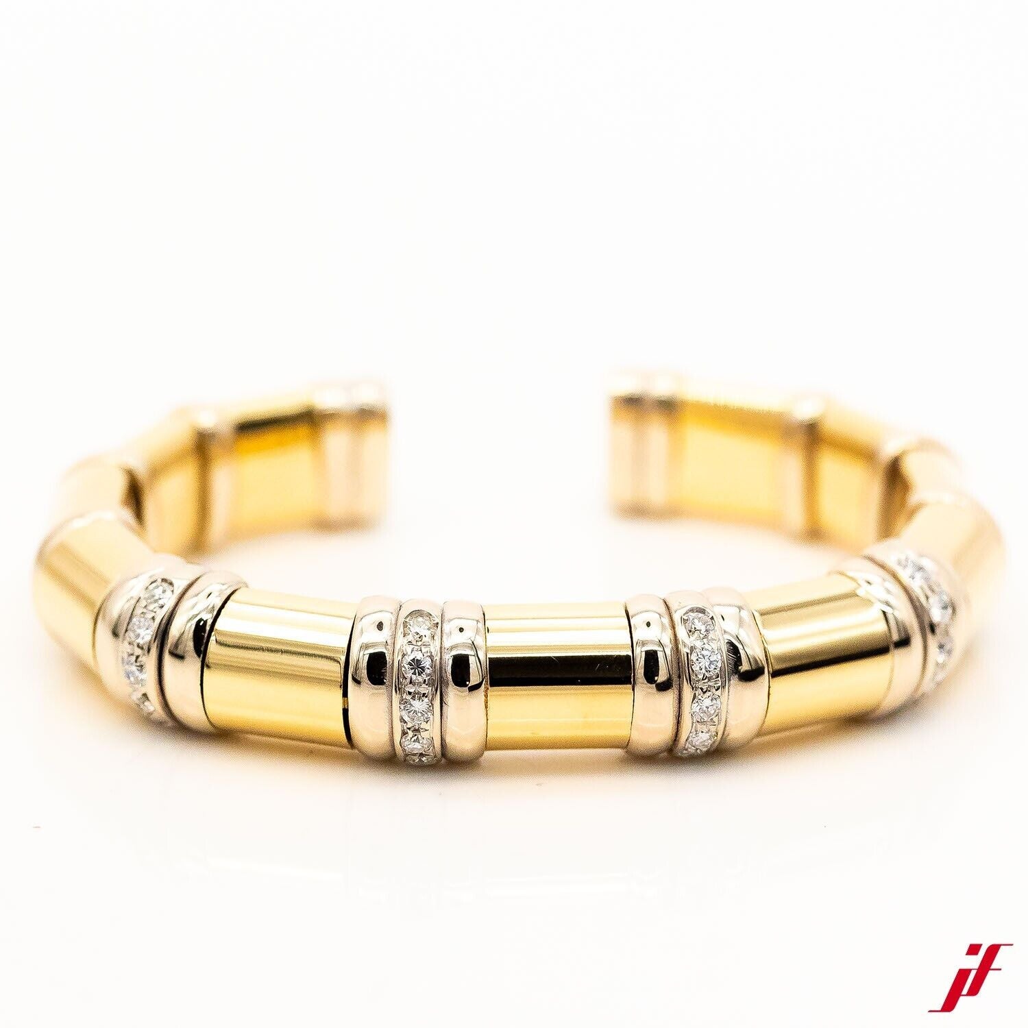 Armband 18K Gelbgold Diamanten ca. 1,0ct TW/VS - Wert 10.000 €