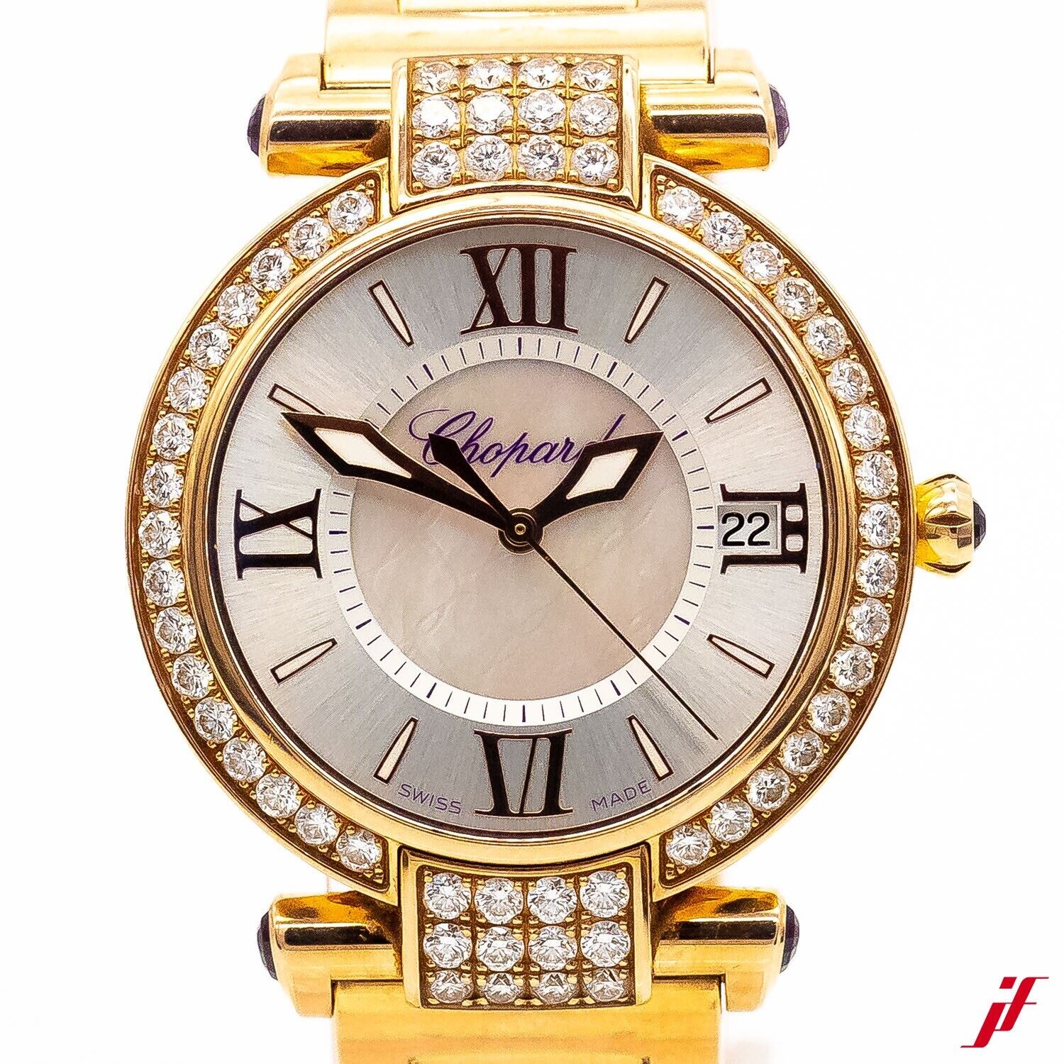 Chopard Imperiale Diamonds 750/18K Roségold Automatik 36mm Ref.4822