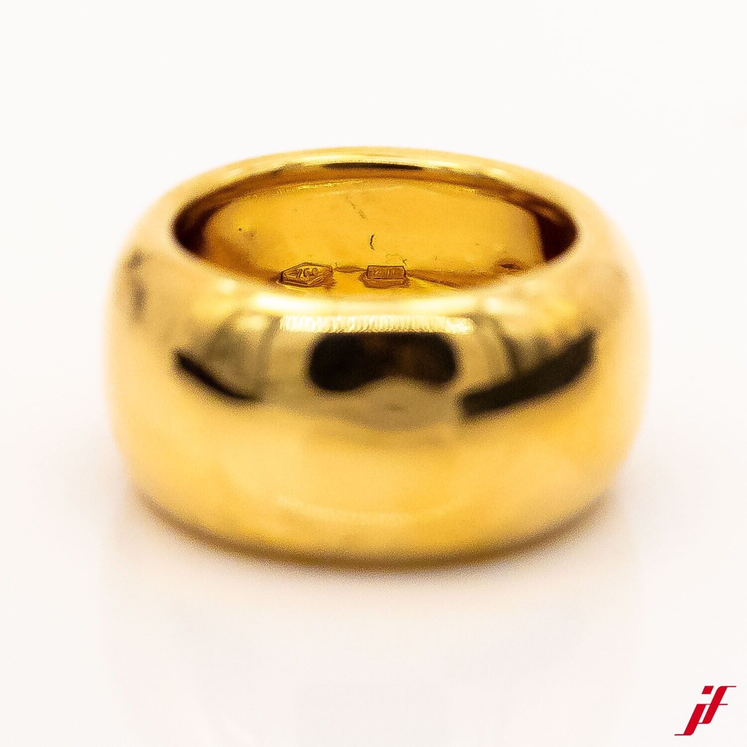 Ring 750/18K Gelbgold ohne Stein Gr.57 - Wert 4.000€