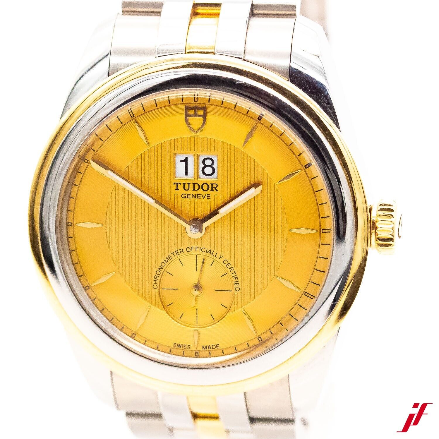 Tudor Glamour Double Ref.M57103-0003 Edelstahl 18K Gelbold Automatik 42mm